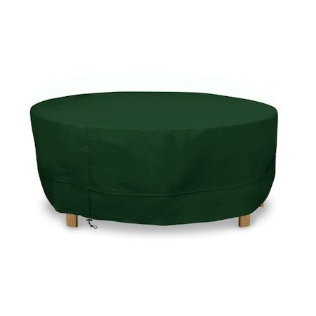 Eevelle Meridian Round Table/Firepit Cover, Khaki, 72 in L x 72 in W x 25.5 in H MDTRDXL-KHA
